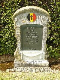 Le Mans West Cemetery - De Vroe, Jan